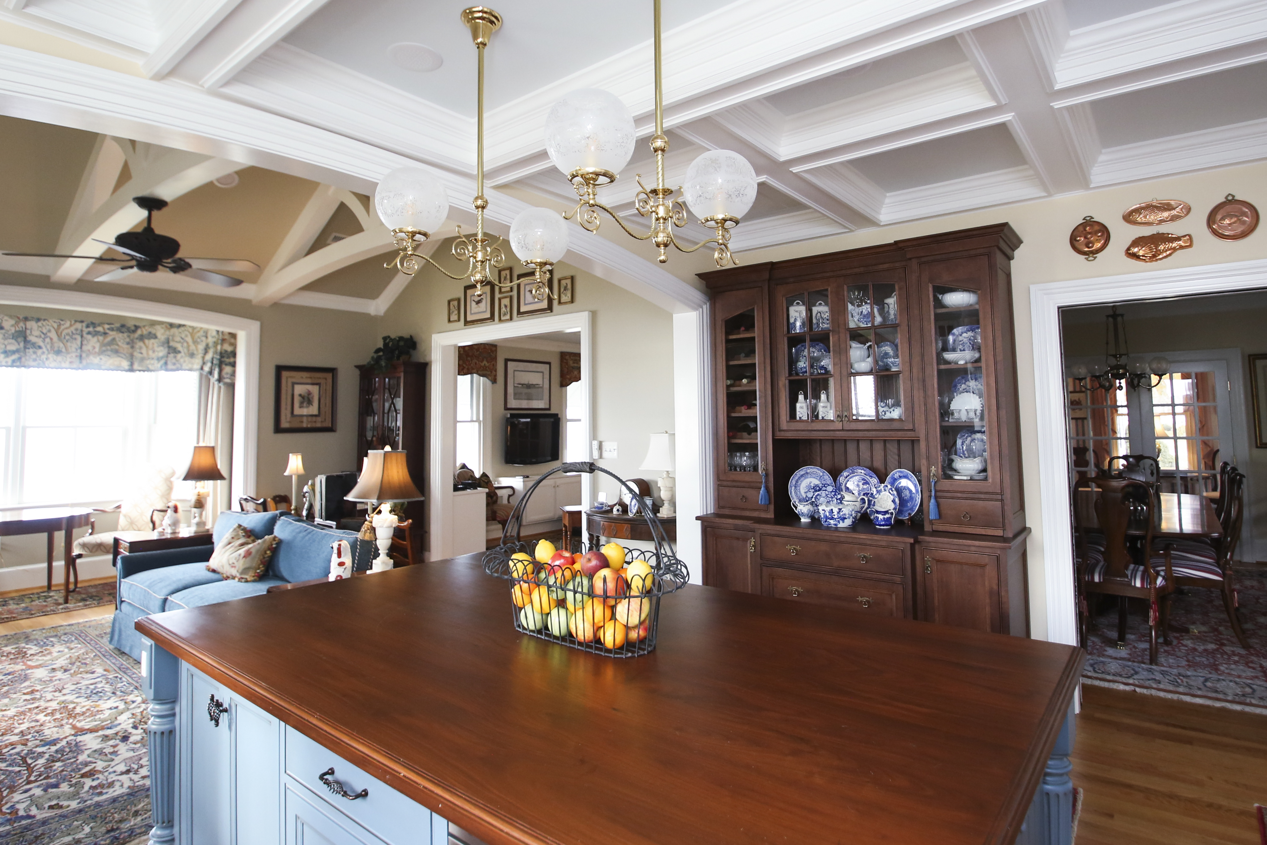 Whole Home Remodeling with Kitchen Coffered Ceiling