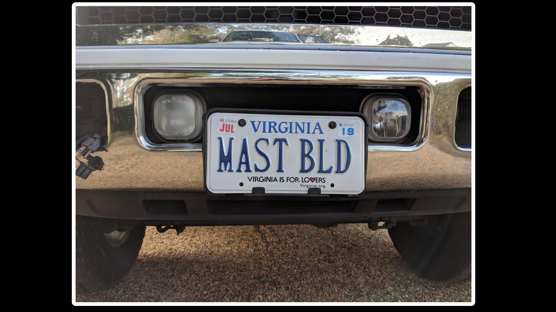  Mast Builders Work Truck License Plate