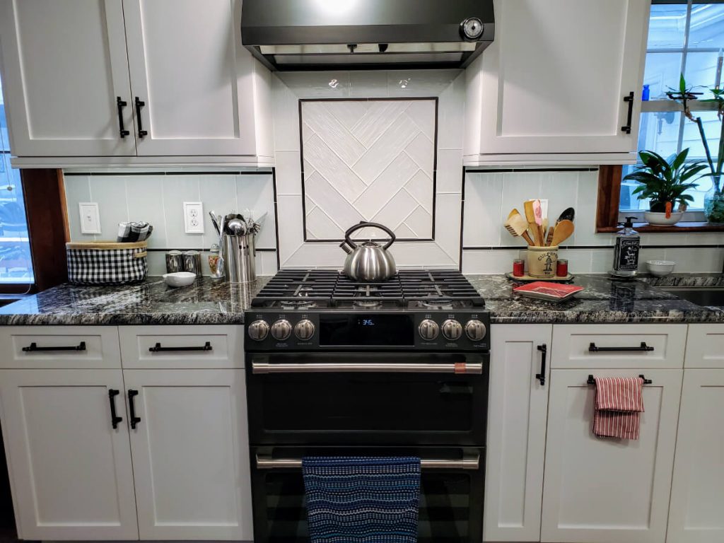 Kitchen Remodeling with custom backsplash