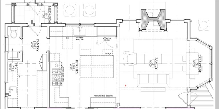 Historic renovation and restoration whole home remodel floor plan