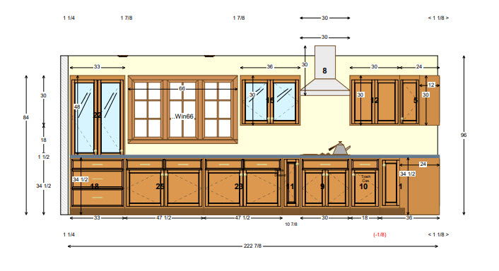 Mathews Home Kitchen Remodel Measurements