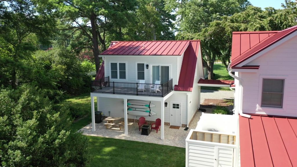 Northern Neck New Garage Addition Back