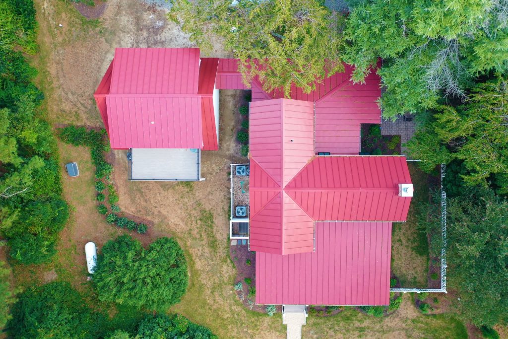 Overhead view of New Garage Addition