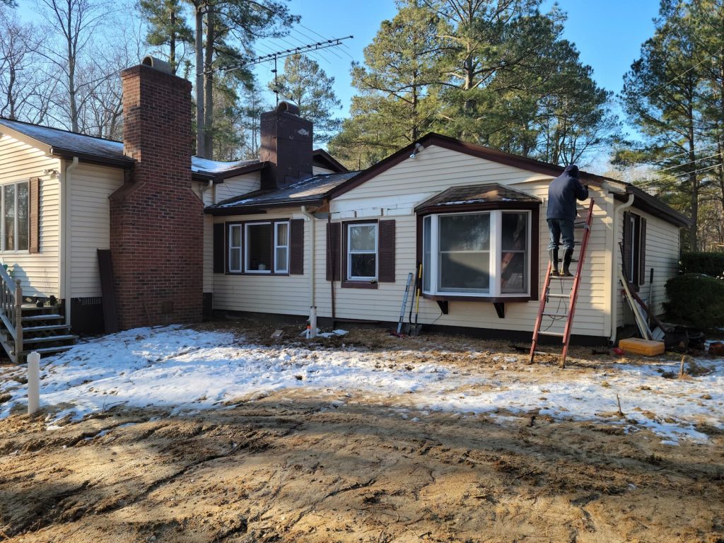 Before New Master Bath Addition was started