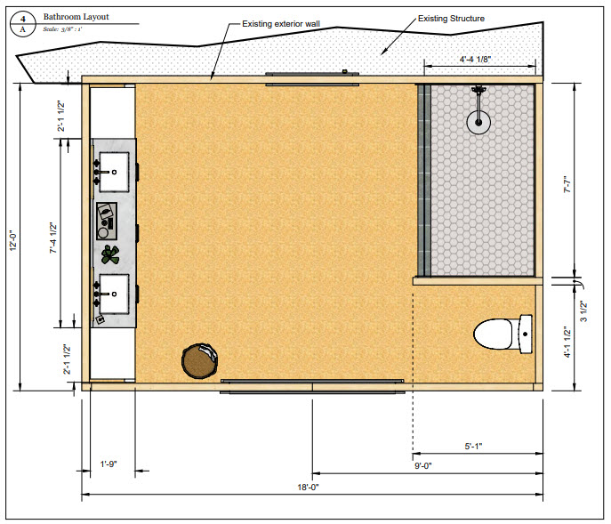 New Master Bath Addition Floor Plans