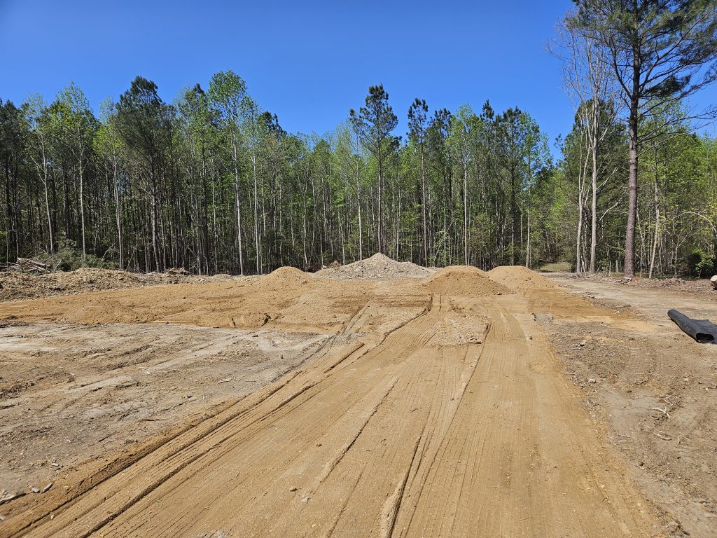 Builder clears land for new shop and future apartment