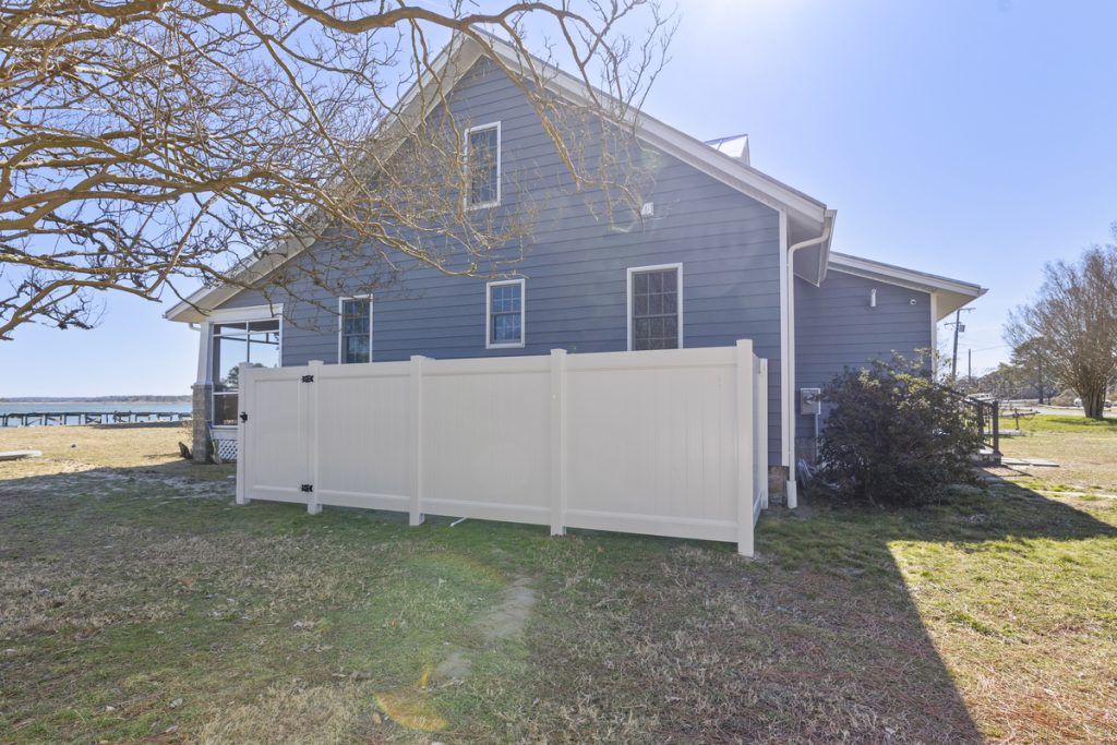 Privacy Fence for exterior of Middle Peninsula Remodel and Renovation