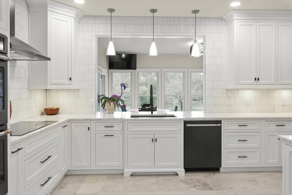 Kitchen Remodel facing the river in Northern Neck