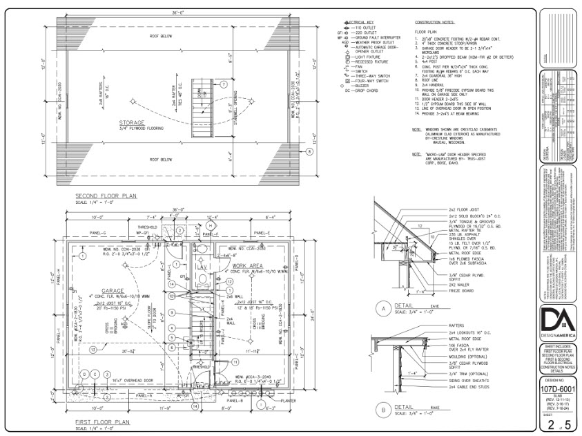 Floor Plan for Garage and Work Space Home Addition