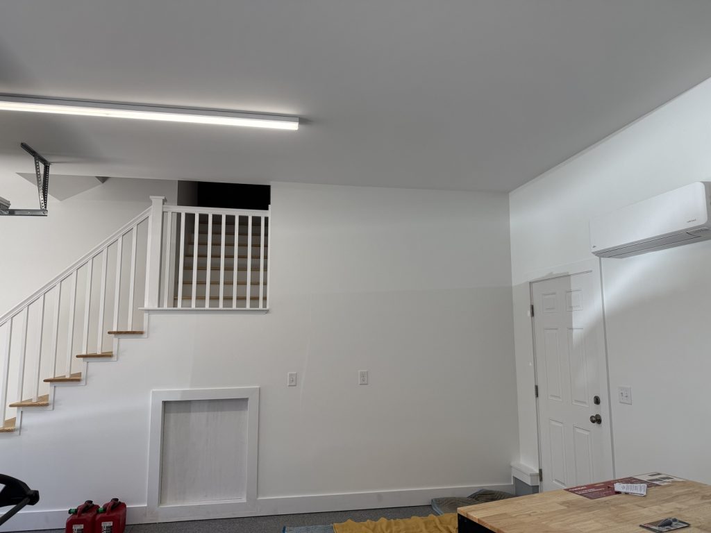 Finishing Home Addition for Garage and Work Space