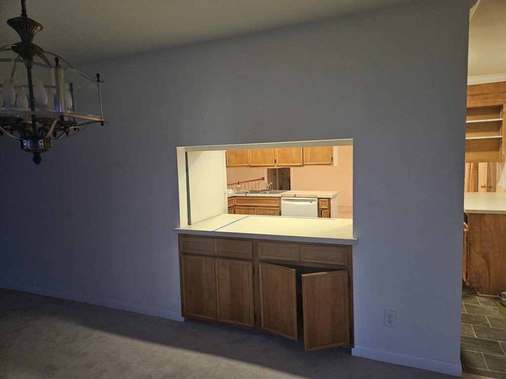 Before Kitchen Remodeler with small opening