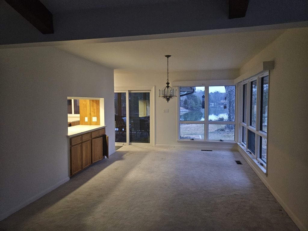 Before Kitchen Remodeler with limit visibility of natural environment