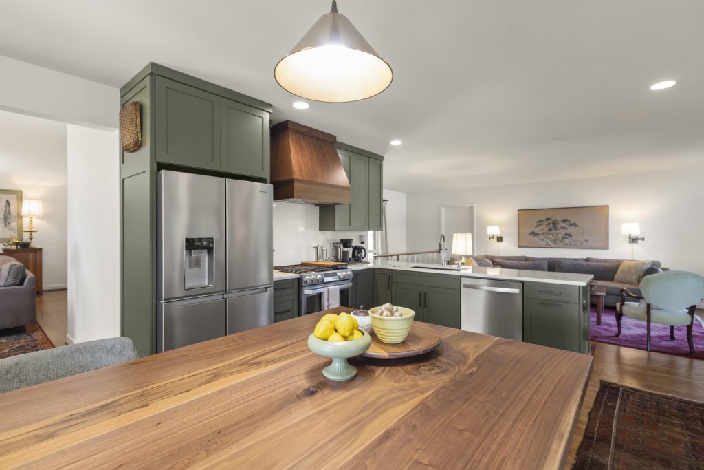 Kitchen Remodel completed by Remodeler facing in