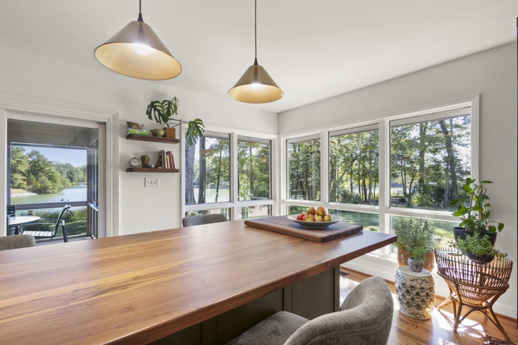 Northern Neck Remodeler shows kitchen with gorgeous views