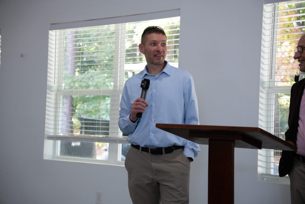 Anthony Mast speaking at Appreciation Event