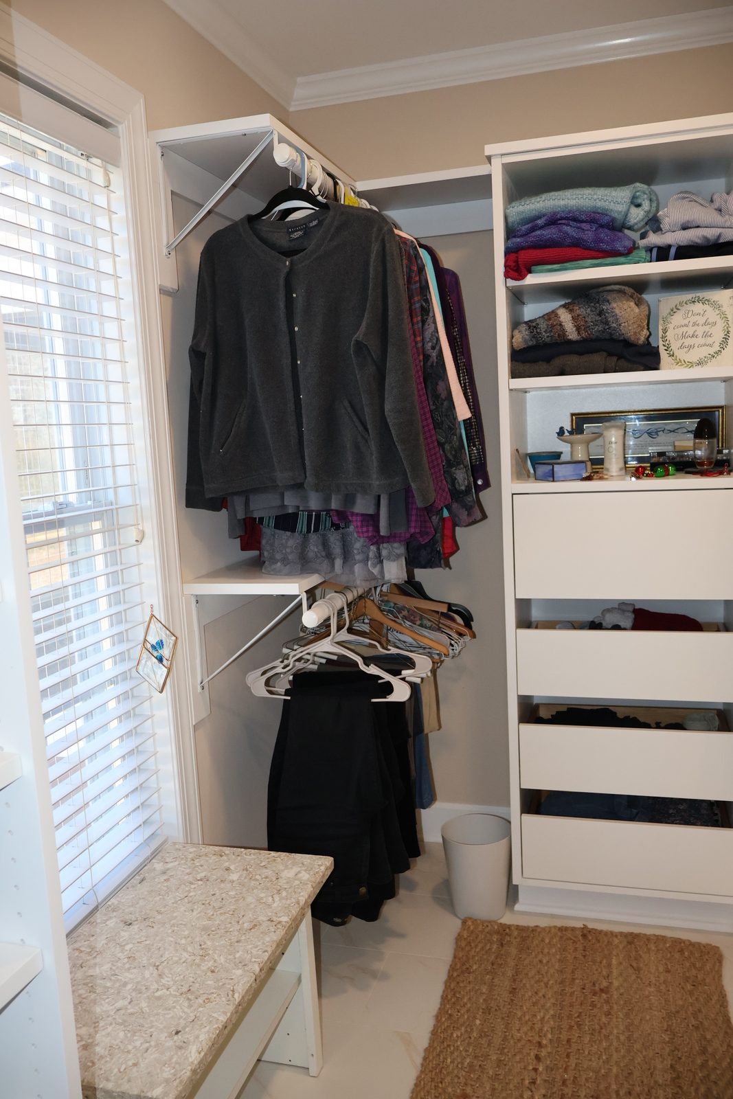 Master Bathroom Remodel with Closet Sitting Area