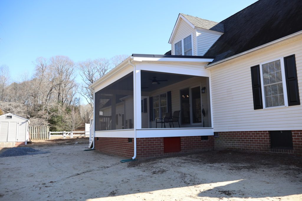 New screen porch built as addition to home in Northern Neck