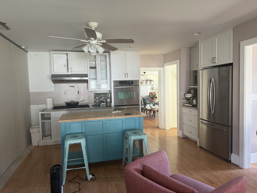 Before the Kitchen is Removed and Enlarged for Home Remodel project
