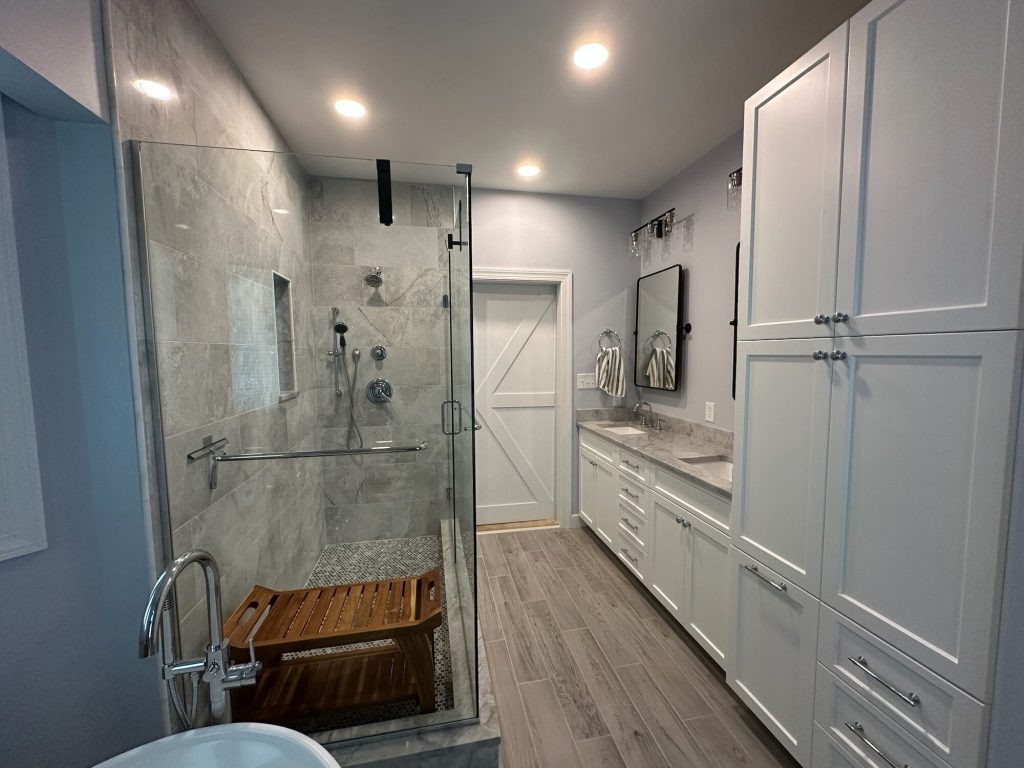 Bathroom Remodel with Cabinets from Countryside Custom Interiors
